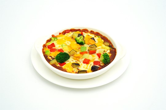 彩り野菜の焼チーズカレー